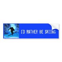 Winter Landscape and Freestyle Skier