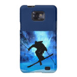 Winter Landscape and Freestyle Skier Samsung Galaxy S2 Cover