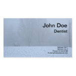 Winter landscape business card
