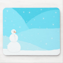 Winter landscape mouse pads