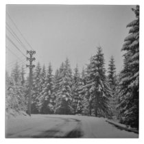 Winter landscape tiles