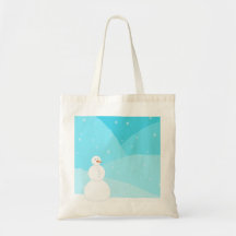 Winter landscape tote bag