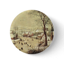 Winter Landscape with a Bird Trap - 1565 Buttons