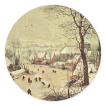 Winter Landscape with a Bird Trap - 1565 Stickers