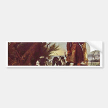 Winter Landscape With A Hunter By Wildens Jan Van Bumper Stickers