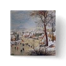 Winter Landscape with Birdtrap, 1601 Buttons