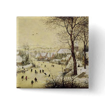 Winter Landscape with Skaters Pins