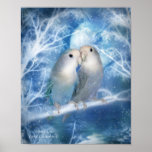 Winter Love Art Poster/Print