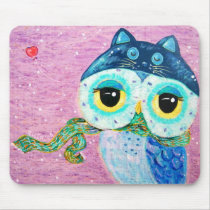 Winter Love Mousepads