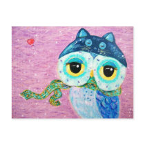 Winter Love Postcard
