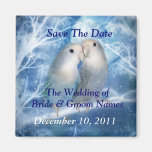 Winter Love Save-The-Date Wedding Magnet