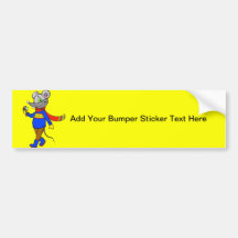 Winter Mouse Bumper Stickers