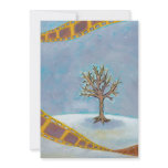 Winter movie unique film art original painting personalized invitations