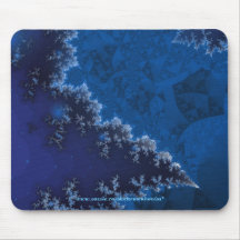 Winter Night Sky Mousmat Mouse Pad