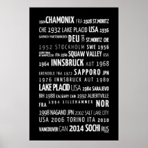 Winter Olympic Games Print