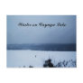 WINTER ON CAYUGA LAKE post card