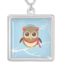 Winter Owl Necklace necklaces