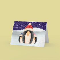 Winter Penguins cards