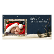 winter photo card
