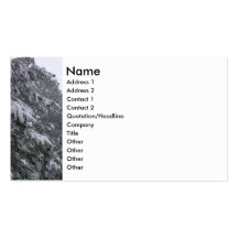 Winter Pines Business Cards
