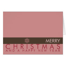 Winter Pink :: Christmas Greeting Card