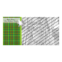 Winter Plaid Photo Card Template