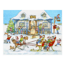 Winter Postoffice Postcard