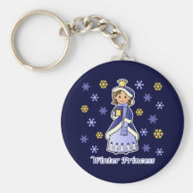 Winter Princess Key Chain