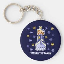 Winter Princess Keychains