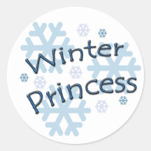 Winter Princess Sticker