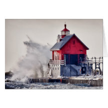 Winter  Rage Greeting Cards