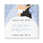 Winter Save the Date magnets