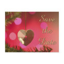 Winter Save the Date postcards