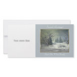 Winter Scene 2 Photo Card Template photo cards