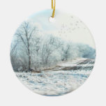Winter Scene Christmas Tree Ornaments
