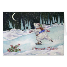 Winter Skate Holiday Card