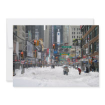 Winter Snow Storm New York City 12/26/10 Invitations