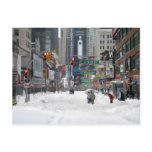 Winter Snow Storm New York City 12/26/10 Post Card