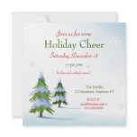 Winter Snow Trees Invitation