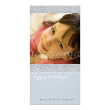 Winter Snowflakes :: Christmas Photocard Custom Photo Card