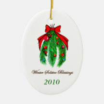 Winter Solstice Blessings Ornament