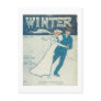 Winter Songbook Cover Postcard
