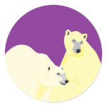 Winter Soul Purple Sticker