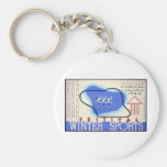 Winter Sports Festival Keychain