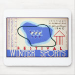 Winter Sports Festival Mouse Pads