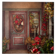 Winter - Store - Dressed for the holidays Ceramic Tile