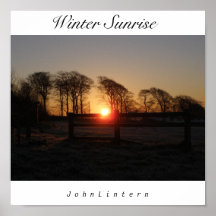 winter sunrise 2, Winter Sunrise, J o h n L i n... Posters