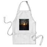 Winter Sunrise Between Trees Apron