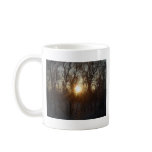 Winter Sunrise Between Trees Coffee Mug