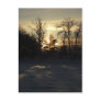 Winter Sunrise Shadows Post Cards